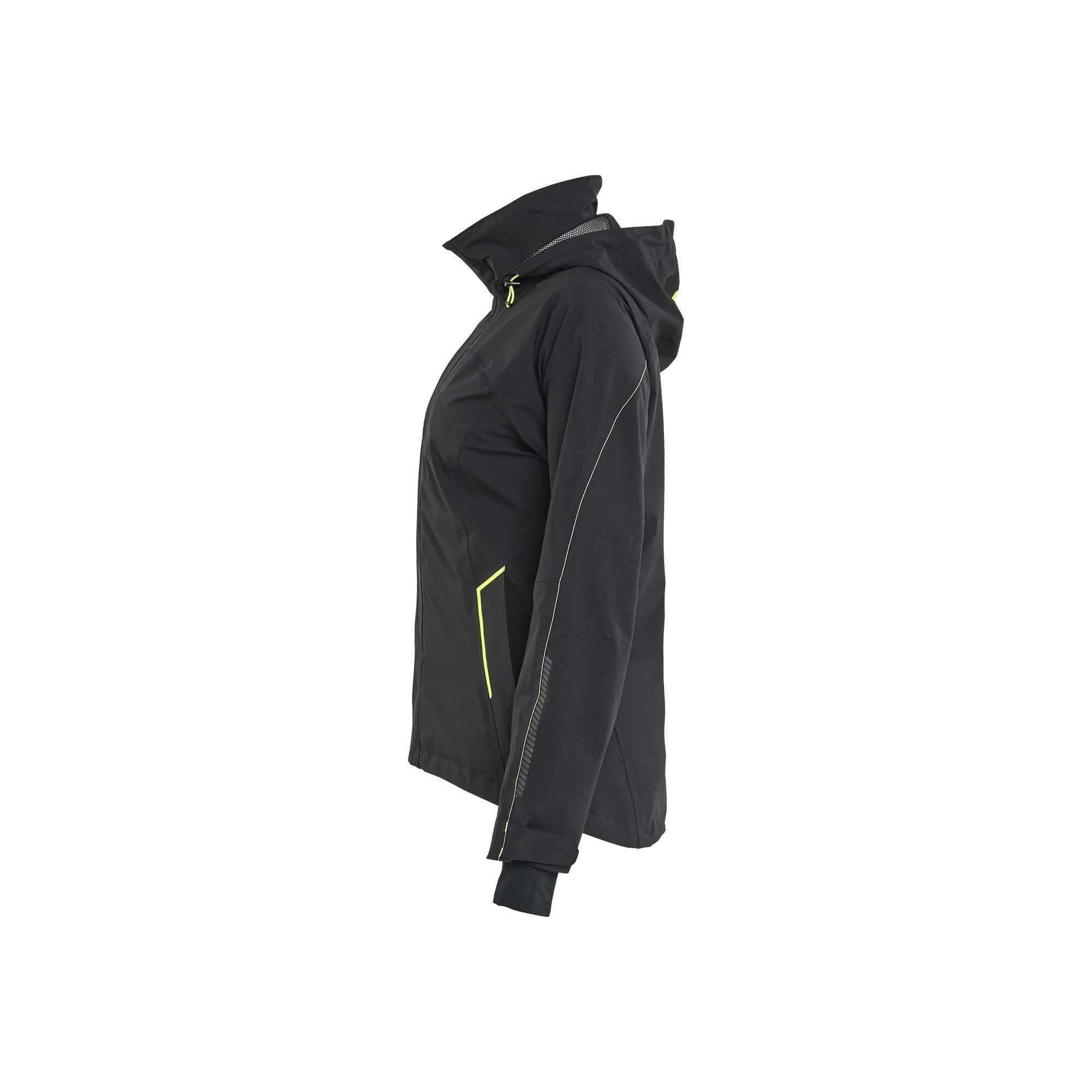 BLAKLADER 44031917 Women's Shell Jacket Stretch Hi Vis Reflective Shell Work Jacket WOMEN - Waterproof
